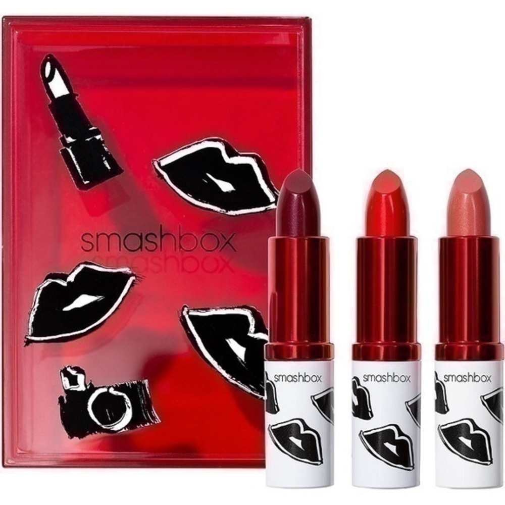 SMASHBOX BE LEGENDARY LIPSTICK TRIO W/ BOX…